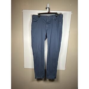 Peter Millar 38x32 Blue Cotton Modal Five Pocket Pants Golf Quiet Luxury Chino